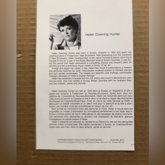 Canadian Helen Downing Hunter Signed Framed Print - Picture 7 of 11